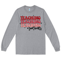 Heather Grey teaching Long Sleeve Tee - MaliasSmallBusiness