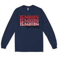 Navy teaching Long Sleeve Tee - MaliasSmallBusiness