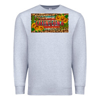 Heather Grey Chingona license plate Premium Sweatshirt - HRA Design Shop