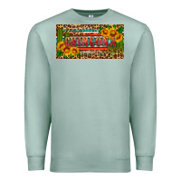 Seafoam Chingona license plate Premium Sweatshirt - HRA Design Shop
