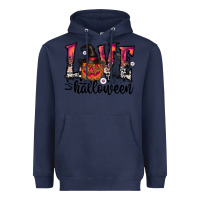 Navy love halloween Heavyweight Hoodie - CowhideDigitalArt