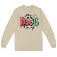 Mushroom crazy dog lady Long Sleeve Tee - MaliasSmallBusiness