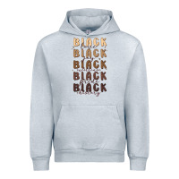 Heather Grey black history Urban Hoodie - MaliasSmallBusiness