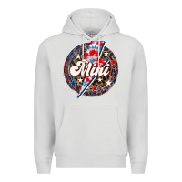 Dove Grey Western Mini Patriotic Premium Hoodie - LillyAllenDesigns