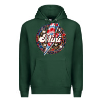 Sports Green Western Mini Patriotic Premium Hoodie - LillyAllenDesigns
