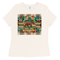 Bone bear native animal  pelt  tumbler Ladies Tee - BarkalooDesign