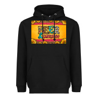 Black beer and sunshine skinny metal can holder Heavyweight Hoodie - HRA Design Shop