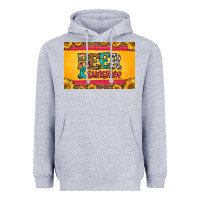 Heather Grey beer and sunshine skinny metal can holder Heavyweight Hoodie - HRA Design Shop