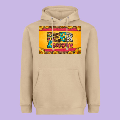 Beer And Sunshine Skinny Metal Can Holder Heavyweight Hoodie Designed By Hra Design Shop