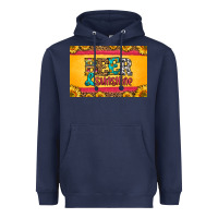 Navy beer and sunshine skinny metal can holder Heavyweight Hoodie - HRA Design Shop