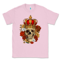 Bubblegum Pink Skull King Classic Tee - RanaPortraitStore