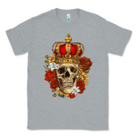Heather Grey Skull King Classic Tee - RanaPortraitStore