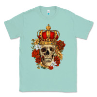 Seafoam Skull King Classic Tee - RanaPortraitStore