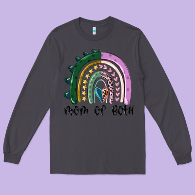 Long Sleeve Tee mom of both rainbow