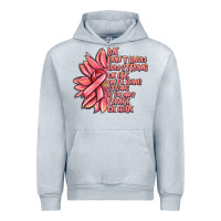 Heather Grey pink sunflower and cancer ribbon breast cancer Urban Hoodie - MaliasSmallBusiness