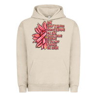 Pigment French Oak pink sunflower and cancer ribbon breast cancer Urban Hoodie - MaliasSmallBusiness