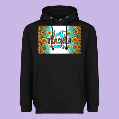 Best Teacher Ever Skinny Metal Can Holder Heavyweight Hoodie Designed By Hra Design Shop