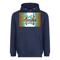 Navy best teacher ever skinny metal can holder Heavyweight Hoodie - HRA Design Shop