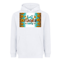 White best teacher ever skinny metal can holder Heavyweight Hoodie - HRA Design Shop