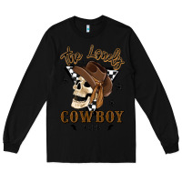 Black the lonely cowboy club Long Sleeve Tee - MaliasSmallBusiness