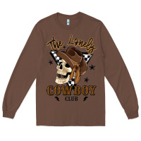 Chestnut the lonely cowboy club Long Sleeve Tee - MaliasSmallBusiness