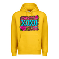 Lemon xoxo valentine's day pink roses and hearts Premium Hoodie - Jasminsmagicworld