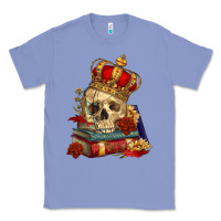Colony Blue Skull With Crown Classic Tee - RanaPortraitStore