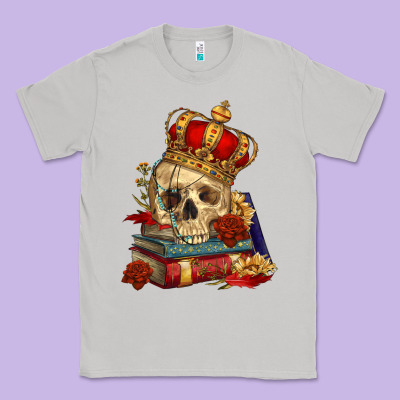 Skull With Crown Classic Tee Designed By Ranaportraitstore