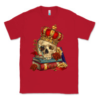 Red Skull With Crown Classic Tee - RanaPortraitStore