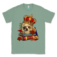 Sage Skull With Crown Classic Tee - RanaPortraitStore