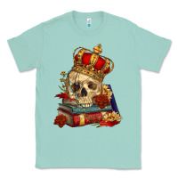 Seafoam Skull With Crown Classic Tee - RanaPortraitStore