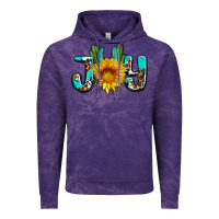 Cloud Purple joy with sunflower and cactus ado Vintage Hoodie - AdoDesignShop