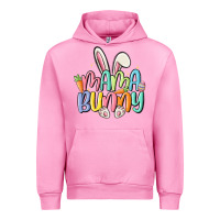 Fuchsia Pink mama bunny Urban Hoodie - MaliasSmallBusiness