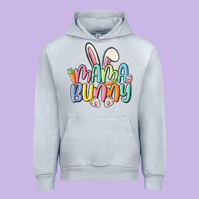 Mama Bunny Urban Hoodie Designed By Maliassmallbusiness