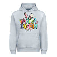 Heather Grey mama bunny Urban Hoodie - MaliasSmallBusiness