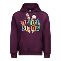 Mauve Wine mama bunny Urban Hoodie - MaliasSmallBusiness