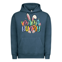 Pigment Midnight Navy mama bunny Urban Hoodie - MaliasSmallBusiness