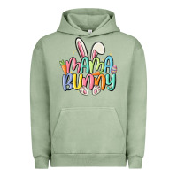 Pigment Oil Green mama bunny Urban Hoodie - MaliasSmallBusiness