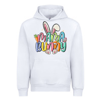 White mama bunny Urban Hoodie - MaliasSmallBusiness