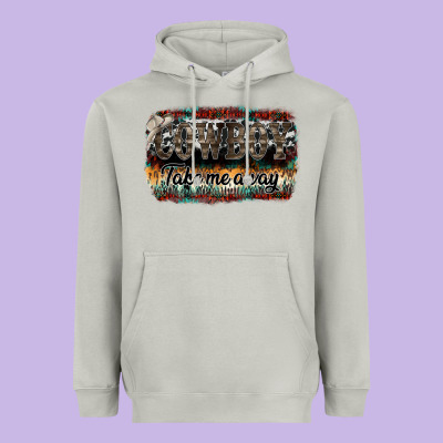 Cowboy Take Me Away Heavyweight Hoodie Designed By Sublimationcraftshop