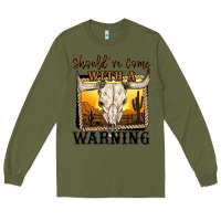 Army Green should've come with a warning Long Sleeve Tee - MaliasSmallBusiness