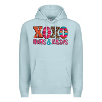Blue Mist xoxo hugs and kisses Premium Hoodie - Jasminsmagicworld