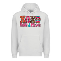 Dove Grey xoxo hugs and kisses Premium Hoodie - Jasminsmagicworld