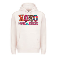 Pale Pink xoxo hugs and kisses Premium Hoodie - Jasminsmagicworld