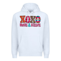 White xoxo hugs and kisses Premium Hoodie - Jasminsmagicworld