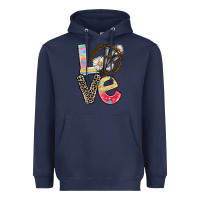 Navy Love crown of thorns Easter Day Heavyweight Hoodie - CowGirlArtShop