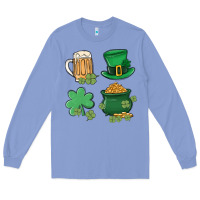 Colony Blue pot of gold Long Sleeve Tee - MaliasSmallBusiness