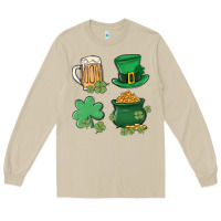 Mushroom pot of gold Long Sleeve Tee - MaliasSmallBusiness