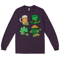 Plum pot of gold Long Sleeve Tee - MaliasSmallBusiness