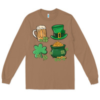Toasted Coconut pot of gold Long Sleeve Tee - MaliasSmallBusiness